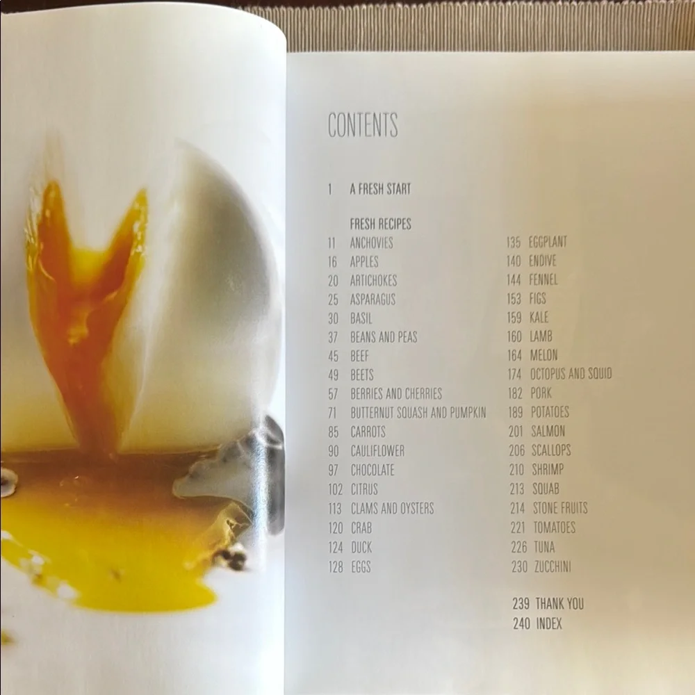 Tyler Florence Fresh Hardcover Cookbook